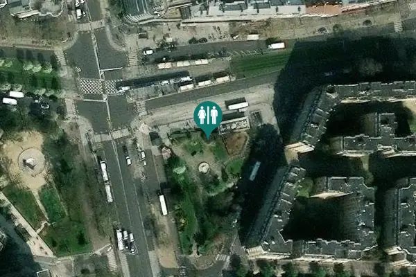 Satellite view of Boulevard Masséna Toilet