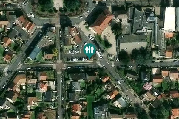 Satellite view of Rue Maurice Rigolet 73 Toilet