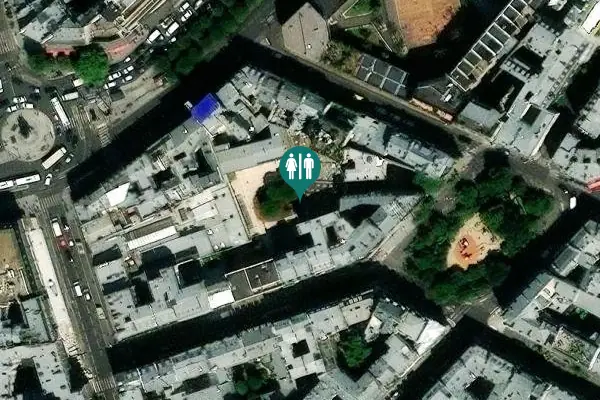 Satellite view of Rue de Bruxelles 28 Toilet