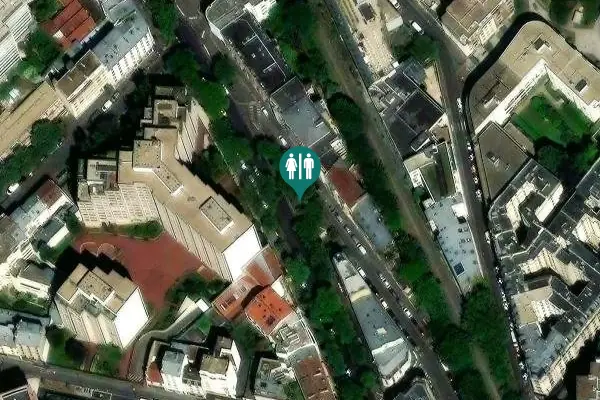 Satellite view of Rue des Maraîchers 108 Toilet
