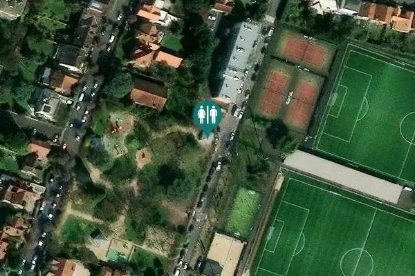 Satellite view of Rue Charpentier 27 Toilet