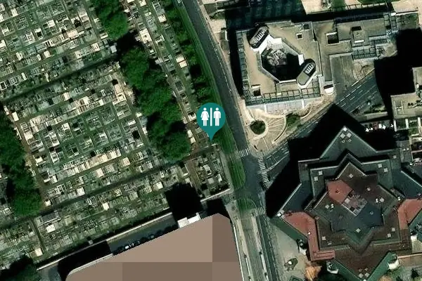 Satellite view of Allée Marmiche Toilet