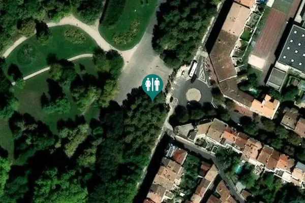 Satellite view of Rue du Bocage 31 Toilet